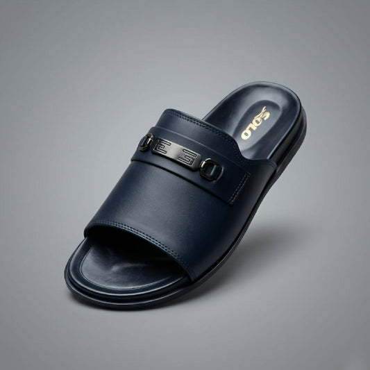 Premium Black Medicated Footwear for Men Soft Sole Orthopedic Slippers for Pain Relief
