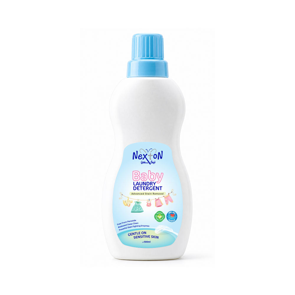 Nexon Baby Laundry Detergent bottle on a white background