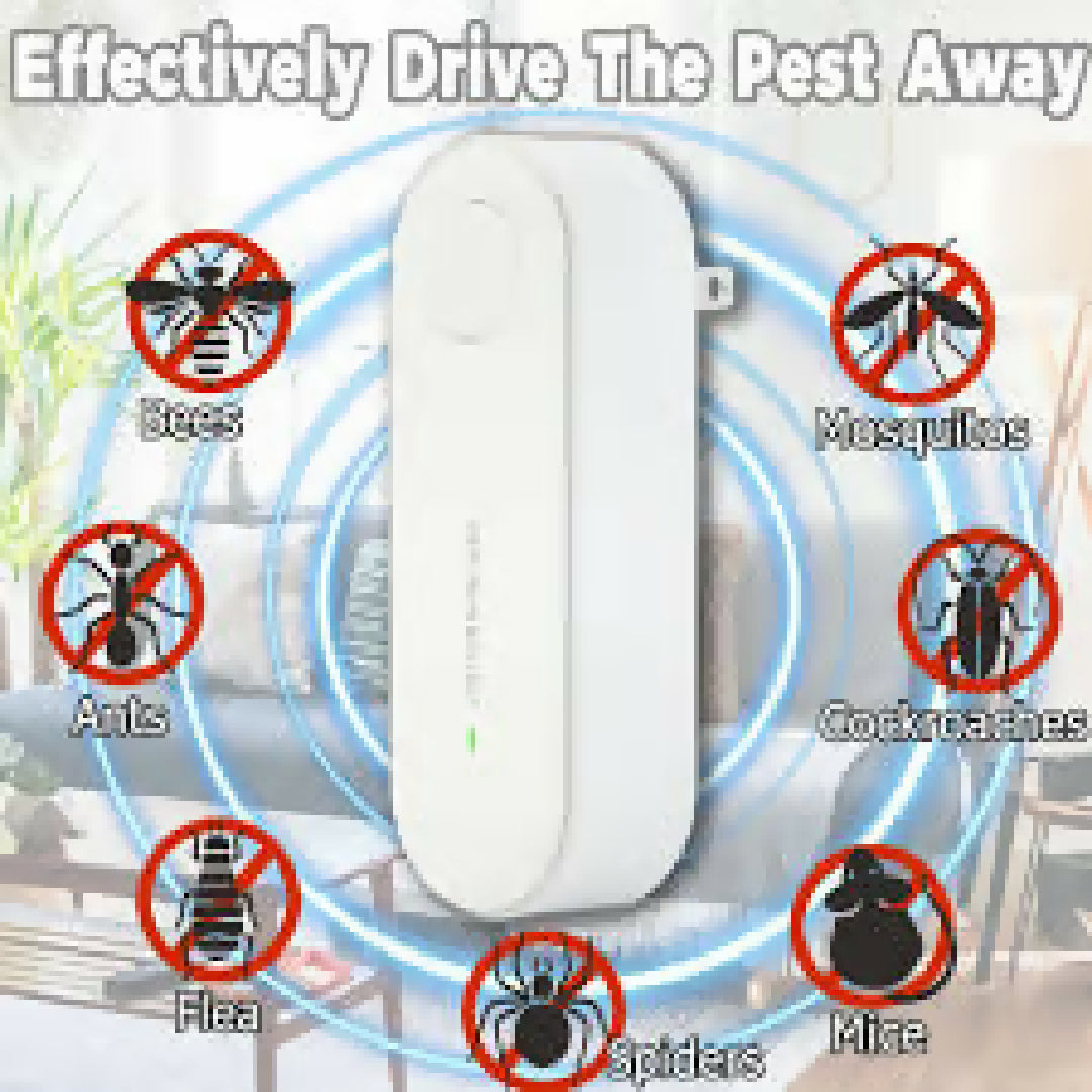 New Ultrasonic Insect Repellent Electronic Mosquito Repellent Mouse Spider Cockroach Portable Insect Killer