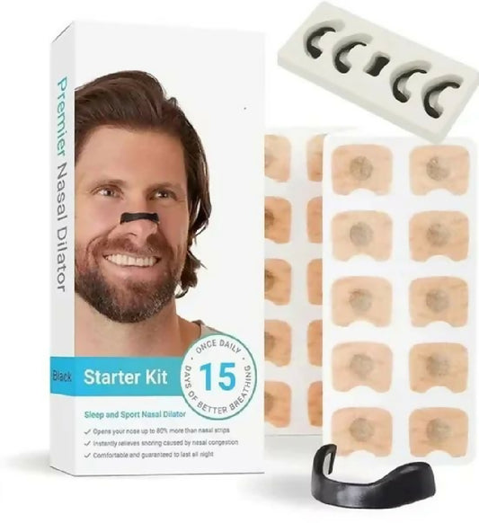 Sleepco Magnetic Nose Strips Sleepco Nasal Dilator Starter Kit Next gen Breathing Nosel Strips Magnetic Nose Clips