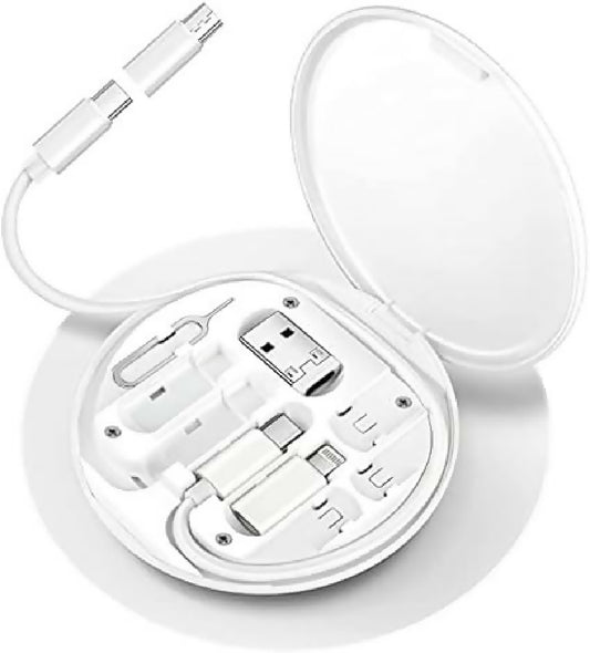 Multifunctional Data Cable Set 60W Fast Charging Cable for Android and iPhone - Random Color