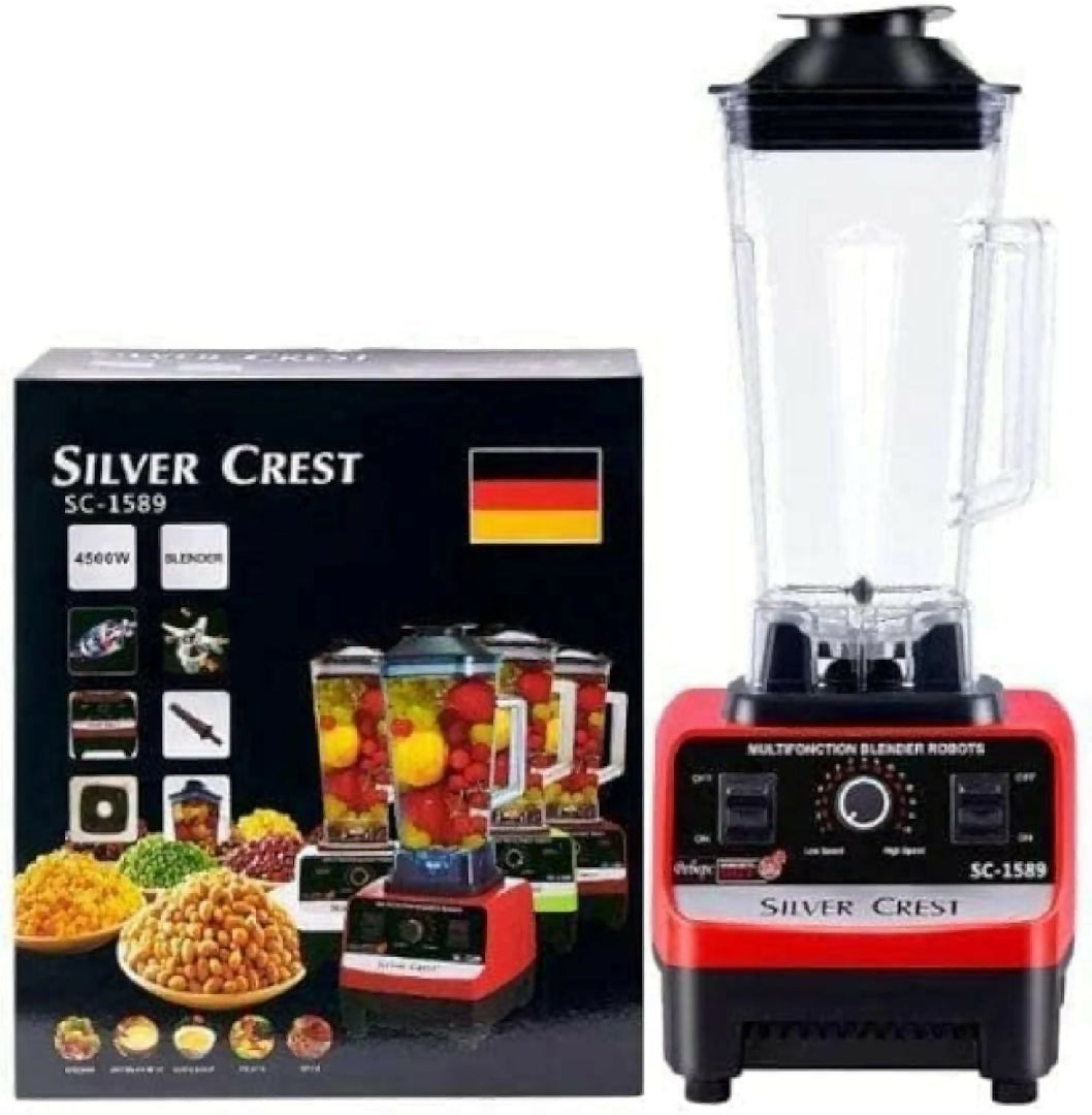 2-in-1 German Technology SC-1589 Juicer - Blender and Dry Mill Jar - 2-5 Liter Capacity