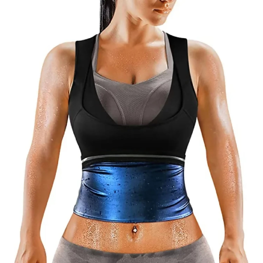 Sweat Shaper For Women Polymer Vest- Instantly Shapes And Slims - 2X Large