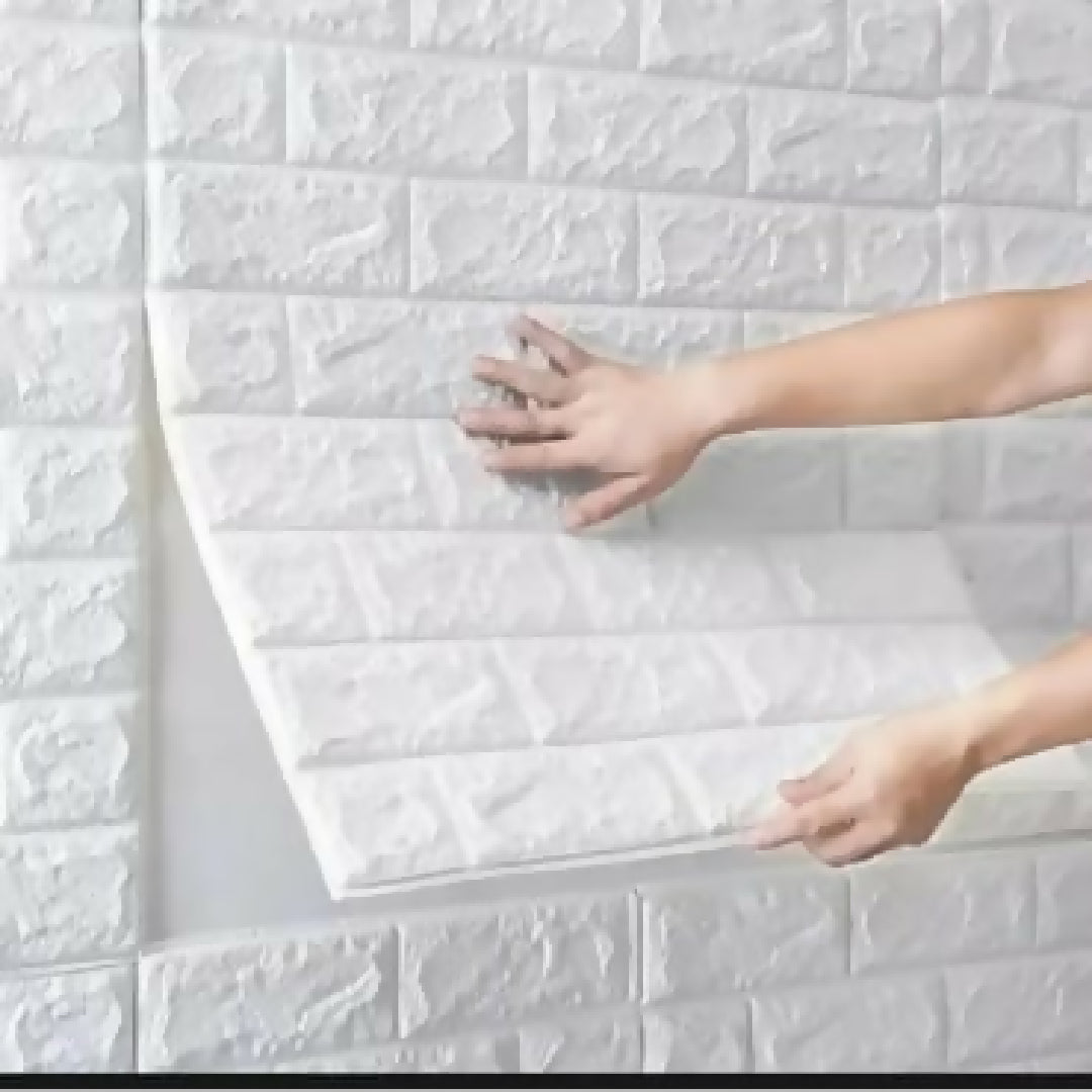 3D Wall Paper Safty Home Decor Wallpaper DIY Wallpaper Brick Living Room Kids Bedroom Decorative Sticker Wallpaper