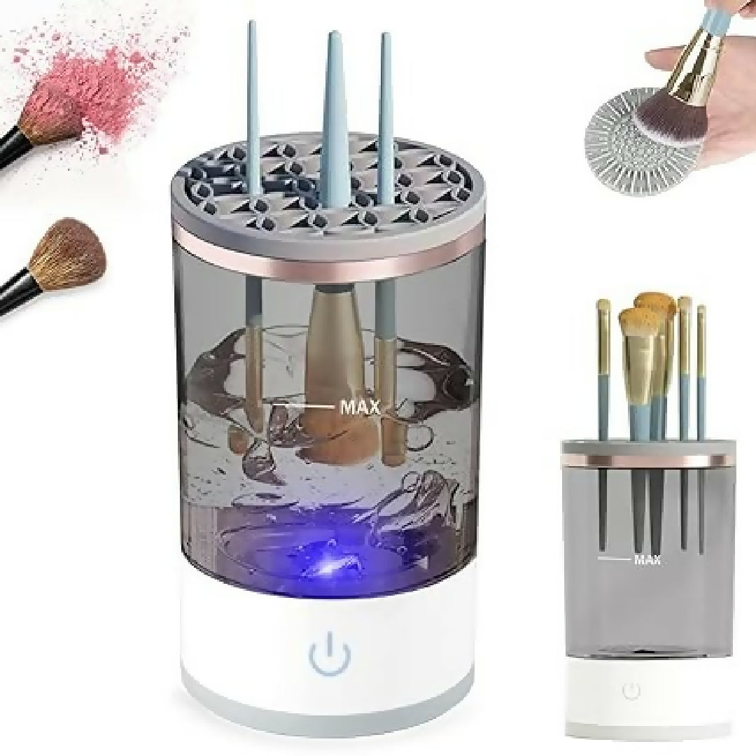 3 In 1 Electric Makeup Brush Cleaner - Automatic Make Up Brush Holder and Cleaner