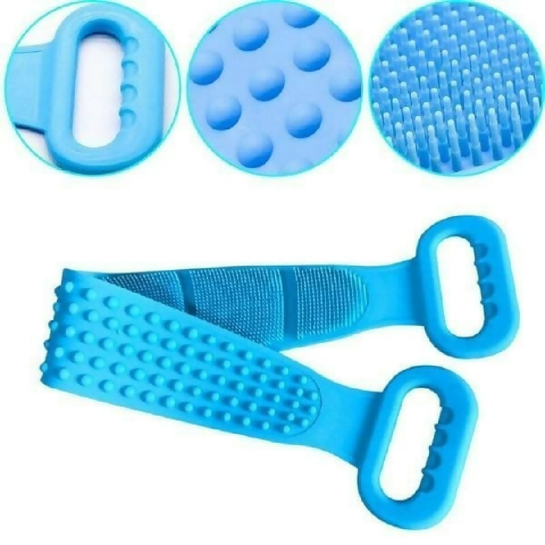 Double Side Bath Towel Scrubber Random Color