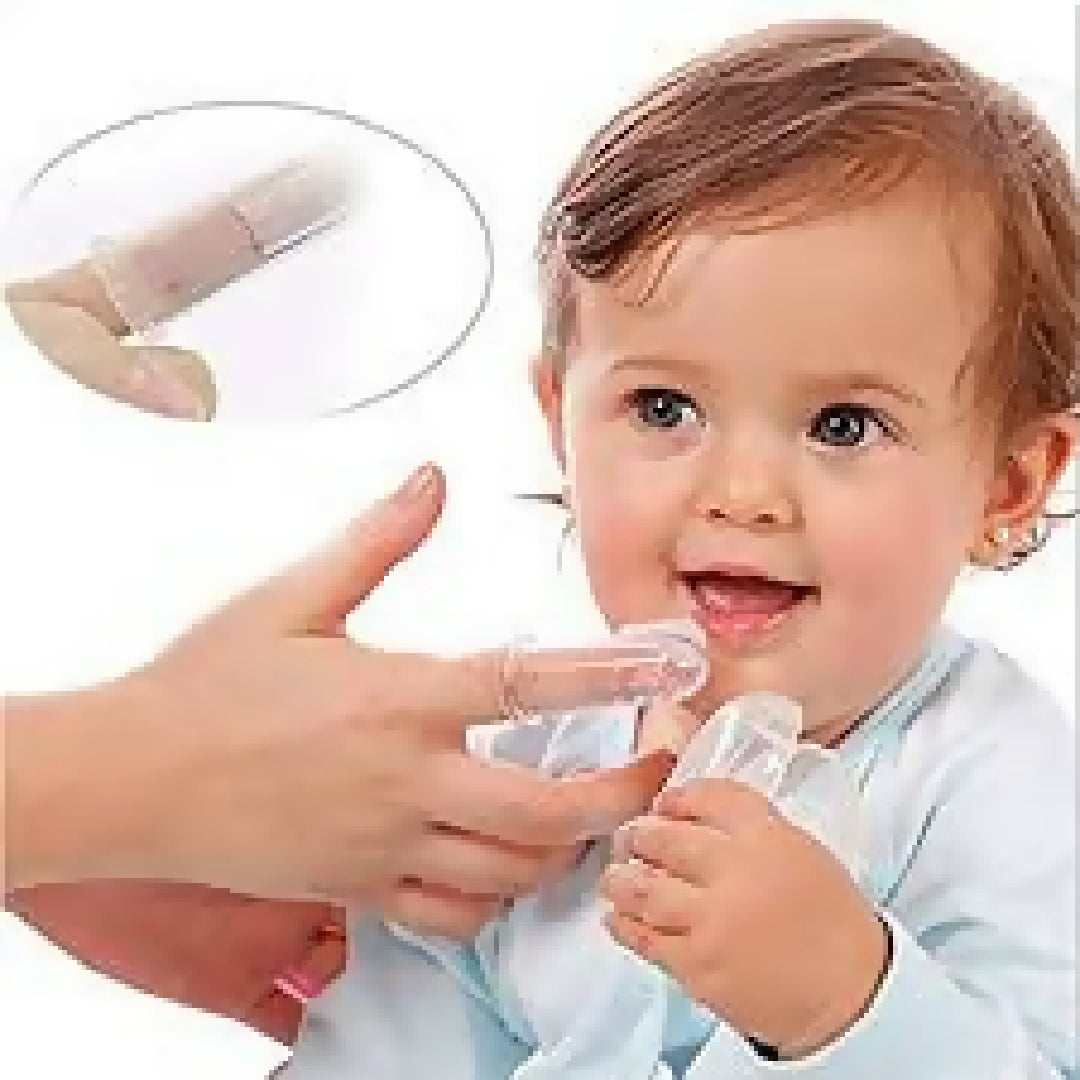Baby Finger Toothbrush Silicon Toothbrush Box Children Teeth Clear Soft Silicone Infant Tooth Brush Rubber Cleaning Baby Brush