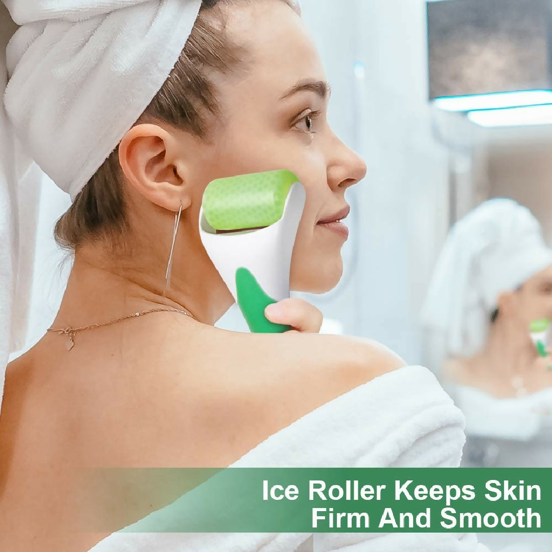 MARZAHAR Ice Roller for Face Eye Puffiness Relief Cold Gel Ice Face Roller Massager Ice Roller Cool Roller For Face Eye Body Facial Shaping Anti Wrinkle Ice Roller Massager Smooth Skin Random Color