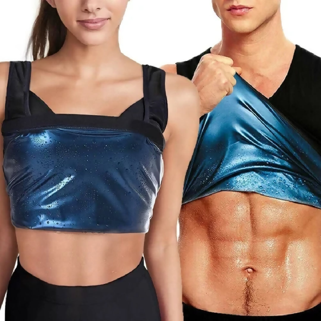 Women Sweat Shaper Weight Loss Fat Burning Trainer Slimming Tummy Control Reducing Shapewear Workout Fat Burner black
