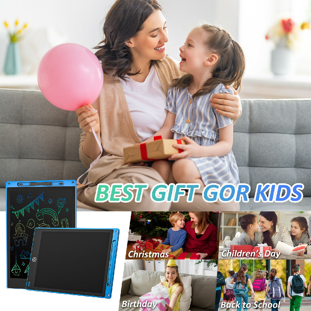 LCD Writing Tablet 10-5 Inch Multicolor Electronic Graphics Tablet Writing Board LCD Writing Pad Drawing Tablet Handwriting Paperless Notepad Graphic Board for Kids