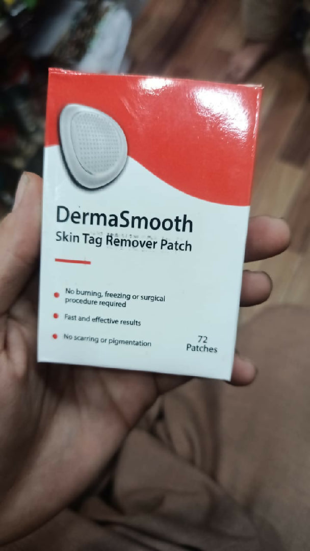 DermaSmooth Skin Tag Remover Patch - Fast Safe and Painless Skin Tag and Mole Removal Solution
