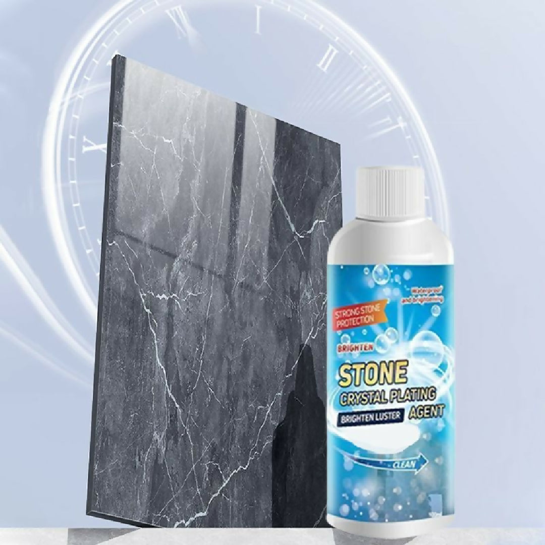Stone Crystal Plating Cleaner Agent Stonework Polishing And Coating Agent Marble Tile Anti-Corrosion Incremental Crystal Stone Stain Remover With Box 100ml