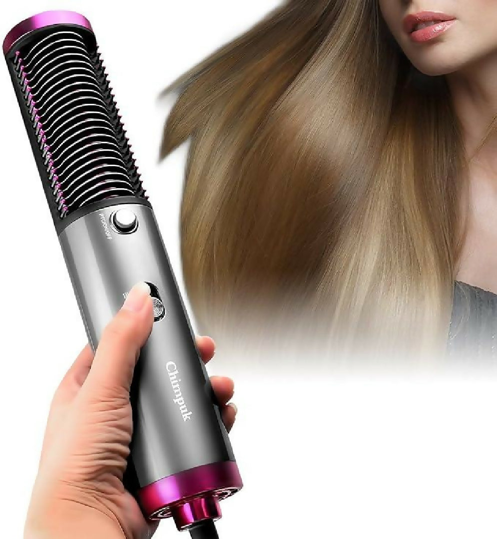 One Step Multifunctional Hot Air Comb Straight Dryer Portable Curler Straight Hair 3 In 1 Dryer Brush Styling Tool Hairdryer