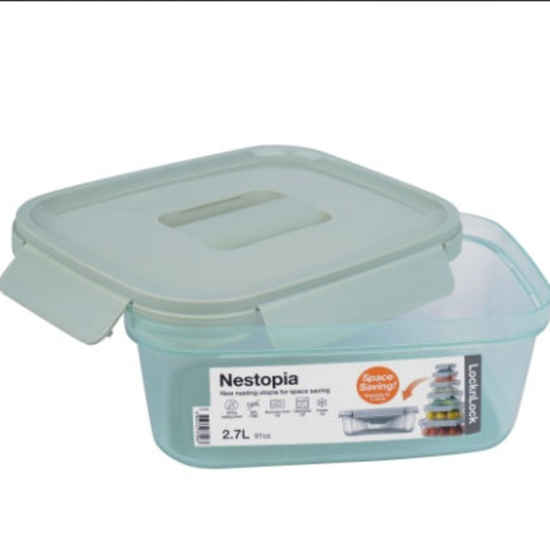 LOCKNLOCK NESTOPIA (THE NEW) PP CONTAINER 2700ML RECTANGULAR LTN350