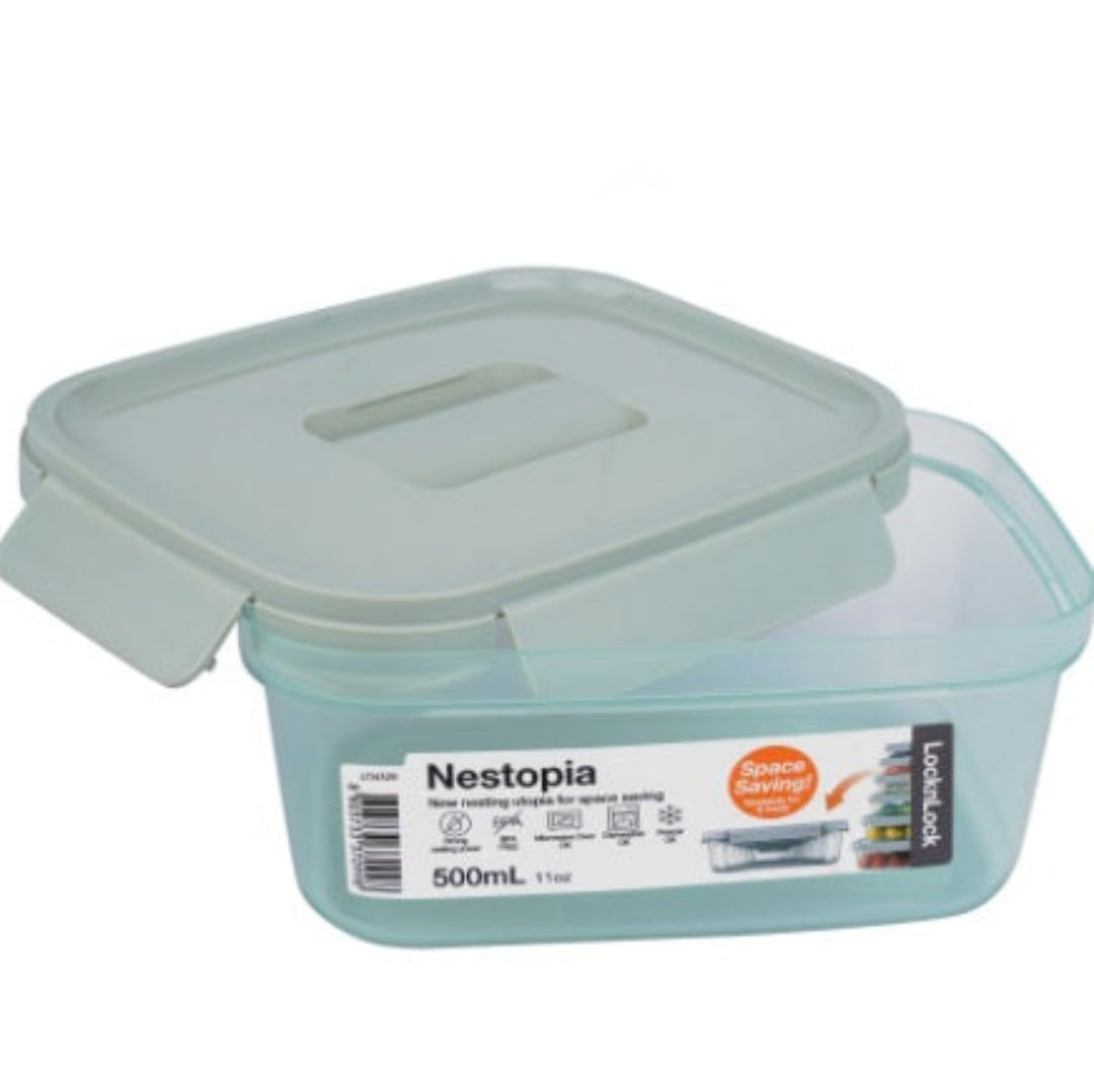 LOCKNLOCK NESTOPIA (THE NEW) PP CONTAINER 500ML RECTANGULAR LTN320