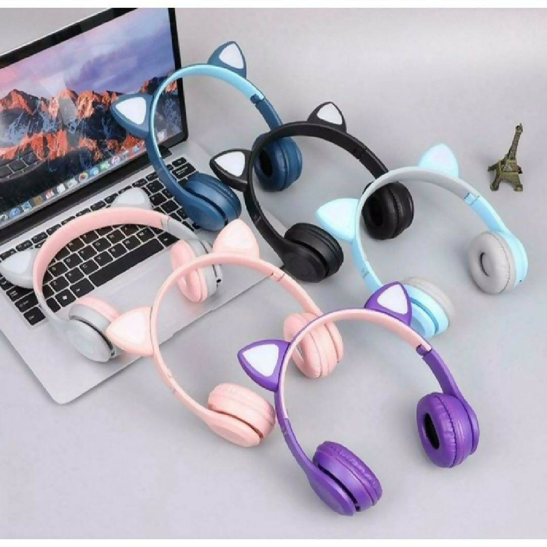 P47M Bluetooth Wireless Cat Ear Headphones