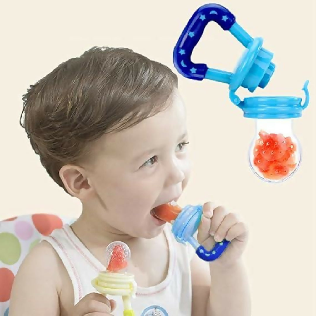 Ultimate 4-in-1 Baby Safety and Growth Bundle - Anti-Slip Knee Pads - Head Shaping Pillow - Fruit Feeder Pacifier and Adjustable Cloth Diaper