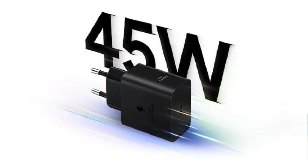 Samsung 45w Super fast Charger With Type c to C cable Complete Charger Set