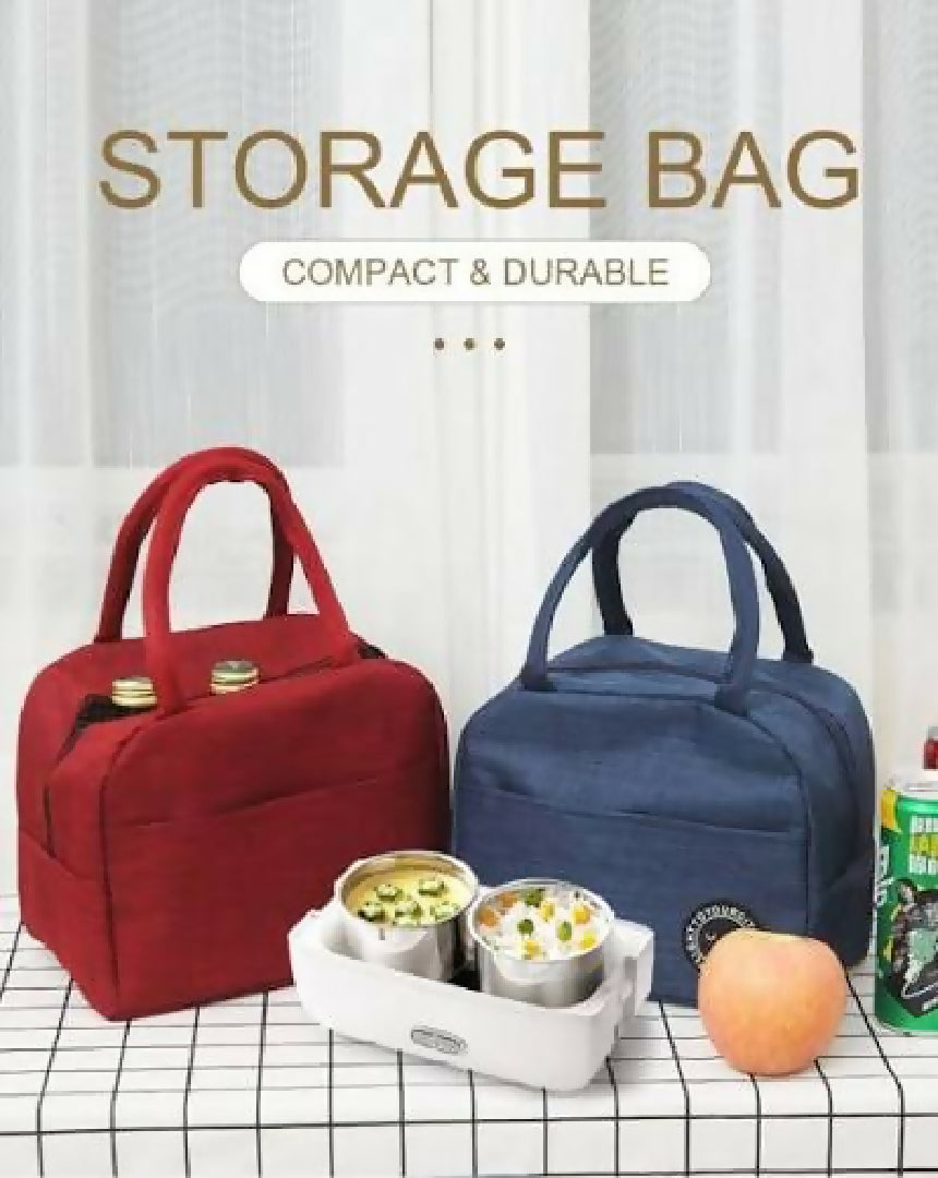 Portable Thermal Insulated Lunch Bag Insulated Lunch Bag Portable Thermal Insulation Bag Reusable Bento Lunch Box
