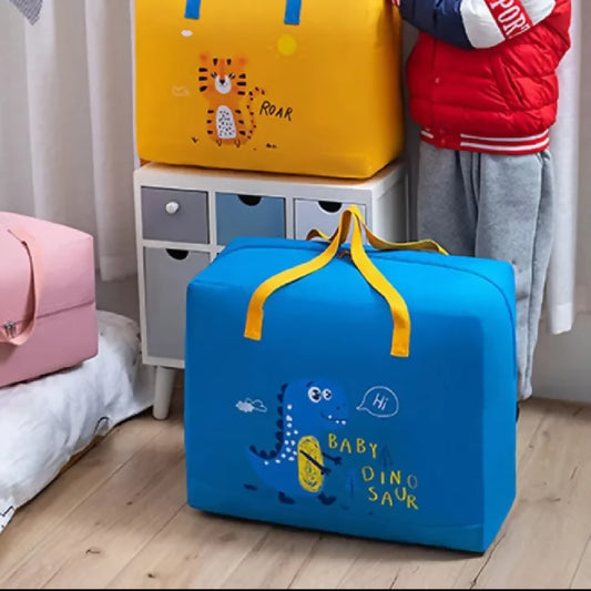 Baby Dinosaur Cloth Organizer and Storage Handbag Portable - Only Blue Color Available