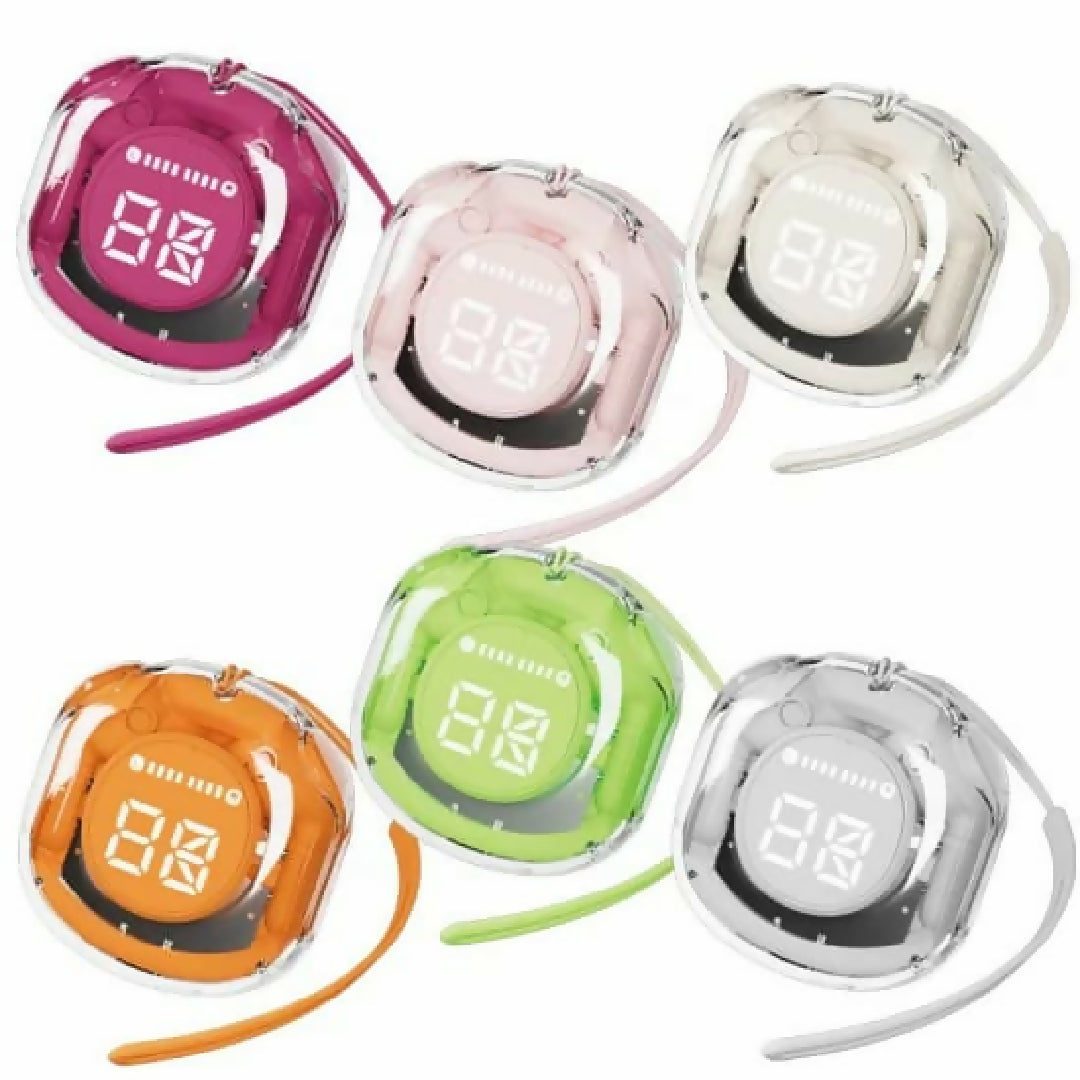 Air39 Transparent Wireless Earbuds Bluetooth TWS Gaming Earphones with LED Display and HD Bass