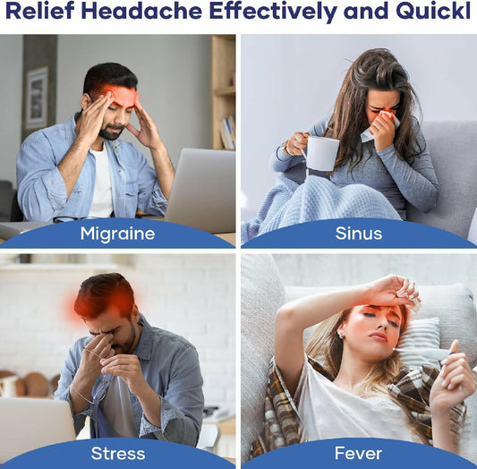 Migraine-Relief-Cap-Headache-Relief-Hat-for-Migraine-Relief-Tension-One-Size-Fits-All-Headache-Cap-with-Reusable-Ice-Gel-Pack-for-Puffy-Eyes-Stress-Relief-random-color