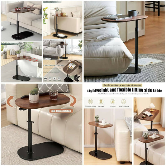 C Shaped Sofa Side Table