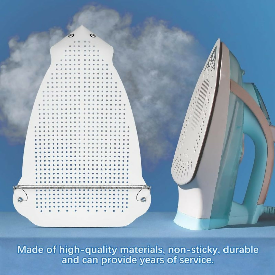 Teflon Iron Cover Protector - Non Stick Garments Care Cover For Iron - Heat Resistant Ironing Shoe for Clothes Protection - Premium Quality