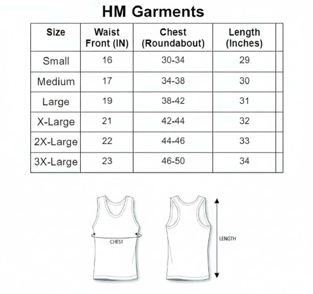 Premium White Sleeveless Vest Pack of 3 High Quality Combed Cotton
