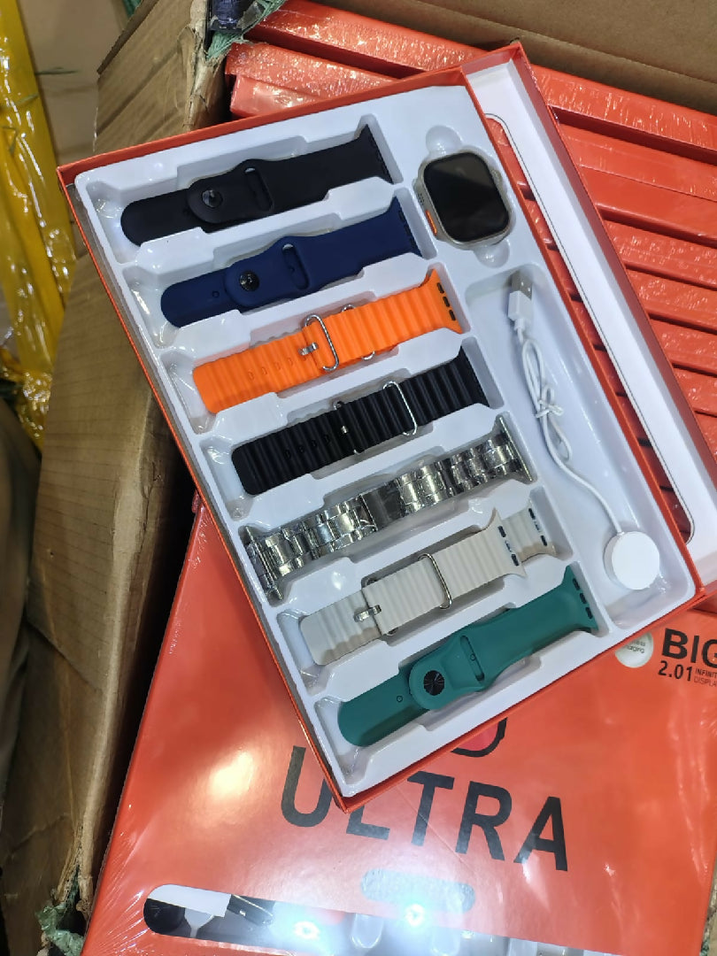 7 Belt Ultra Smartwatch Health Sensors long Battery Premium Design