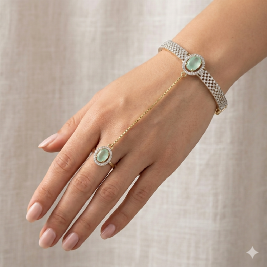 Mint Green Zircon Anja