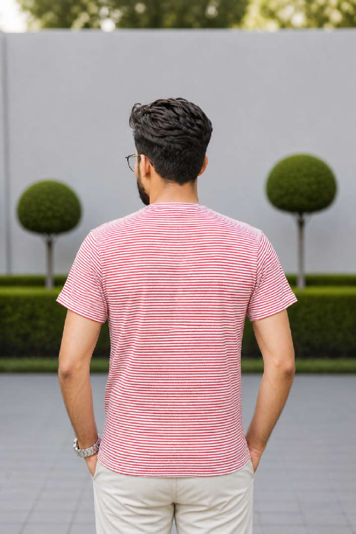 GLO-102 Coral Stripe Casual