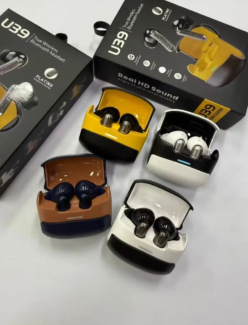 U39 Wireless Earbuds Deep Bass And ENC Type C Charging