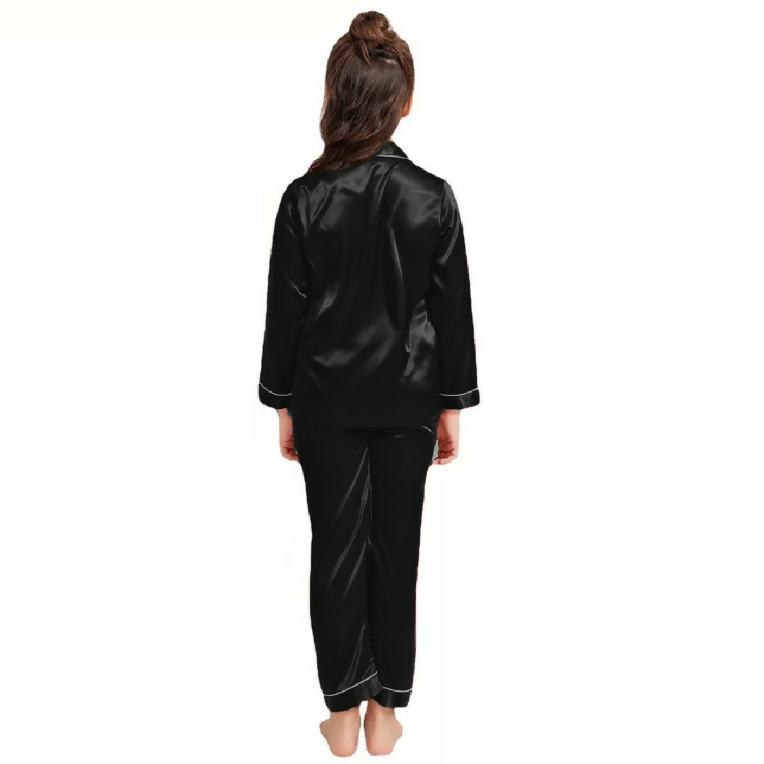 High Quality Silk Kids Nightwear Trouser Shirt