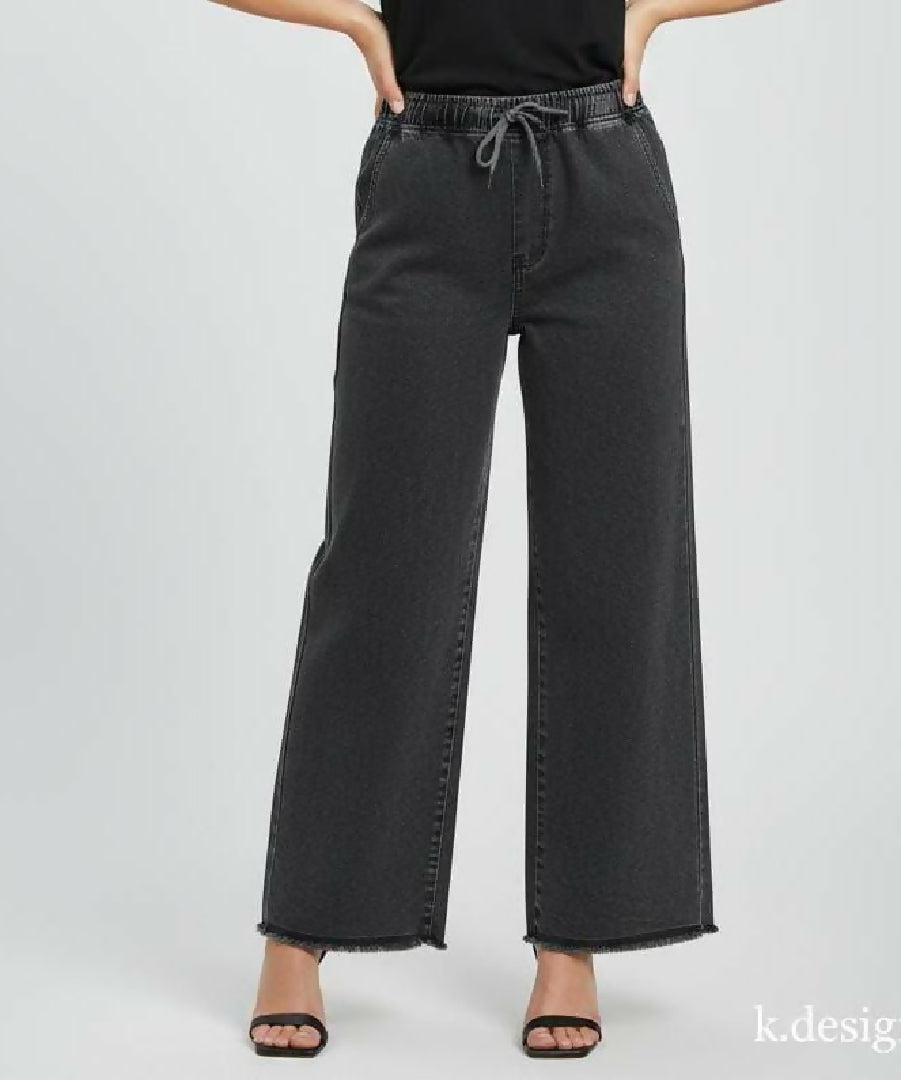 New K Designers Ladies Baggy Style Denim Jean