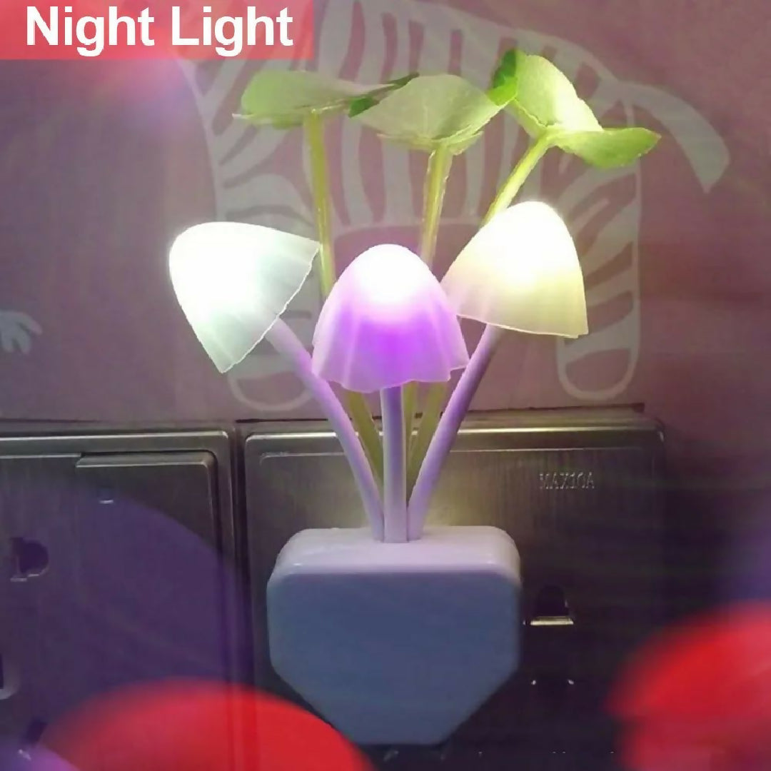 Mushroom Wall Light control Sensor Night Light Induction Dream Fung Mushroom Lamp Home Bedroom Decoration