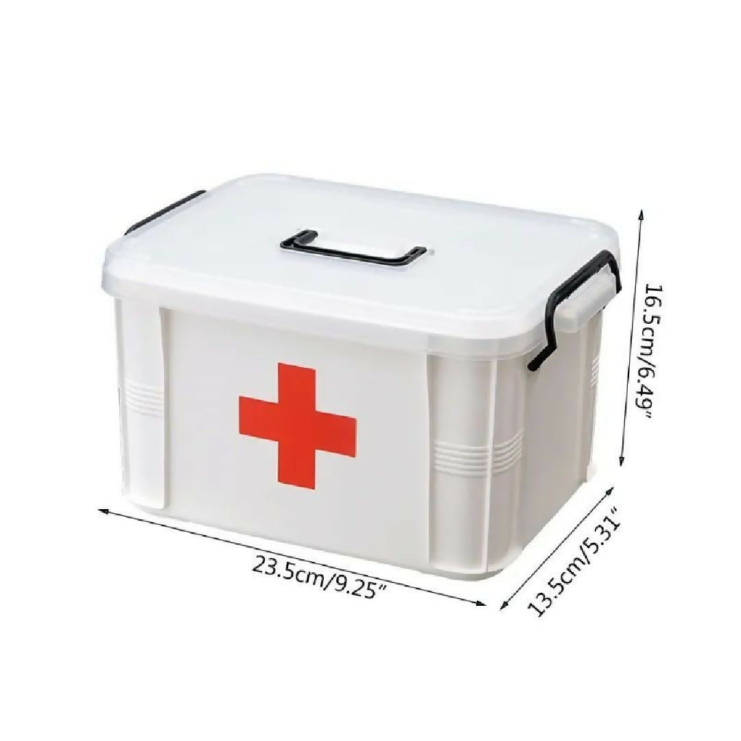 Transparent Plastic Medicine Pills Storage Box Organizer First Aid Kit Medicine Box