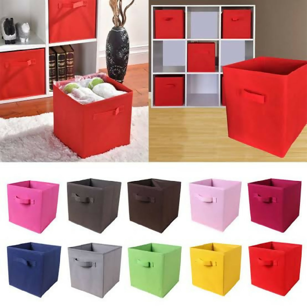 CUBE BOX SPACE SAVER STORAGE BOX - Random Colors