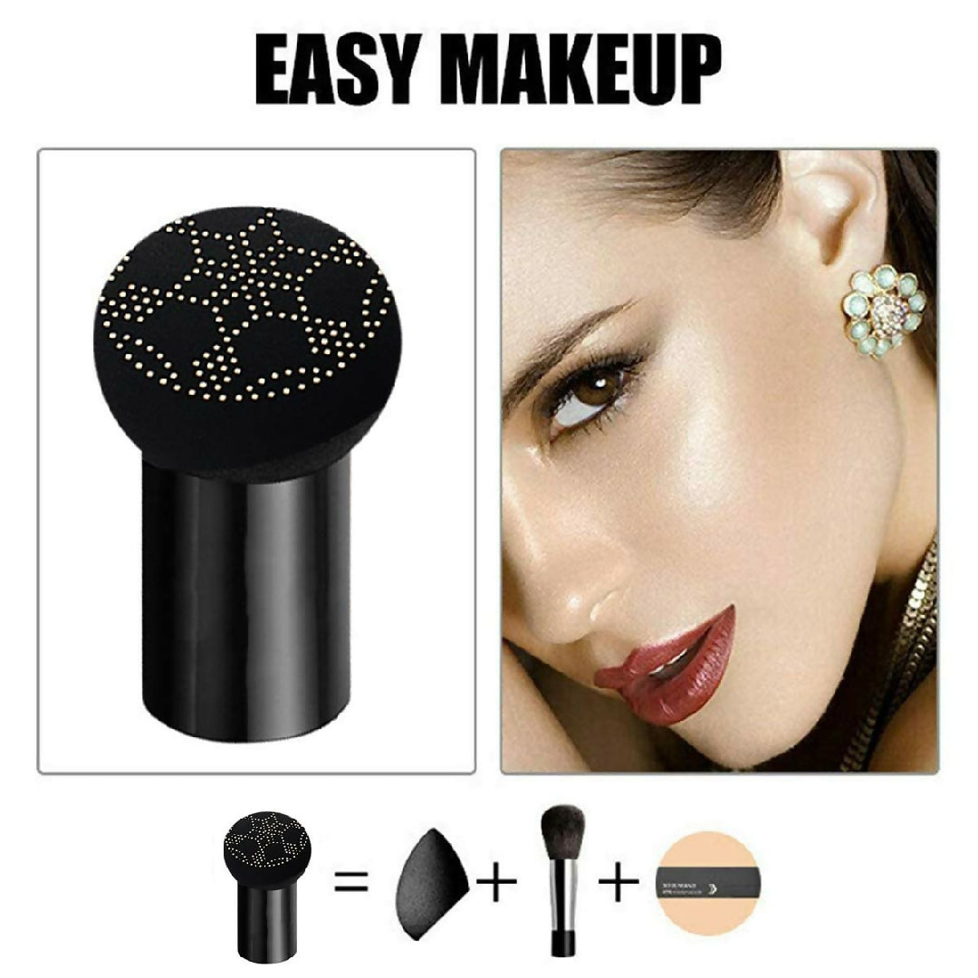 SUNISA-Waterproof-Mushroom-Head-Air-Cushion-Foundation-BB-CC-Cream-with-Moisturizing-Liquid-Base-and-Sponge-Applicator