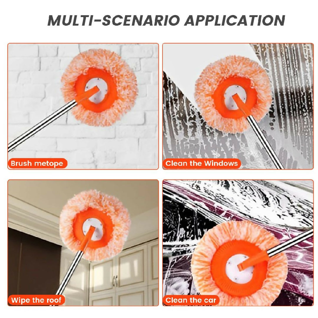 1 PC 360 Rotatable Mop Round Microfiber Dust Mops Cleaning Tools For Household Floor Wall Window