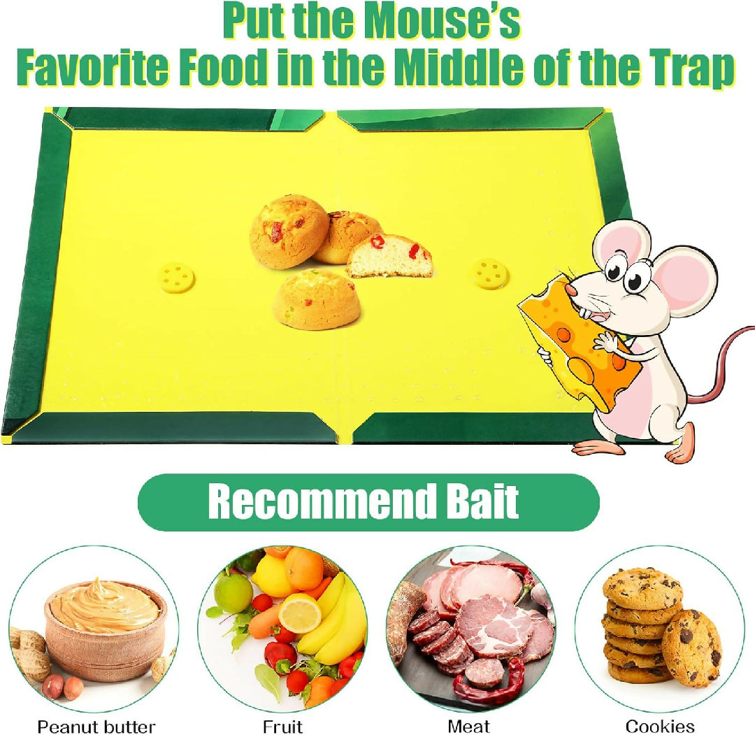 Sticky Mouse Board Efficient Strong Big Rat Paste Household Mousetrap Rat Poison Rat Glue Boards Clip