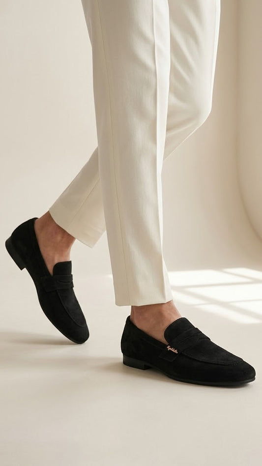 7576 BLACK SUEDE