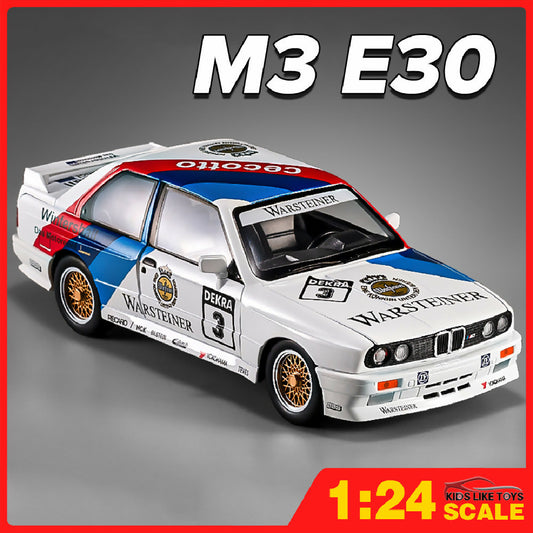 Diecast BMW M3 Car Model with Light and Sound Random Color