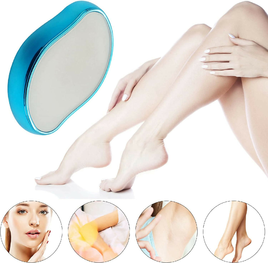 Bleame Crystal Hair Eraser - Painless Exfoliation Hair Removal Tool For Arms Legs Back - Apply To Any Part Of The Body - China - Random Color - Without Box