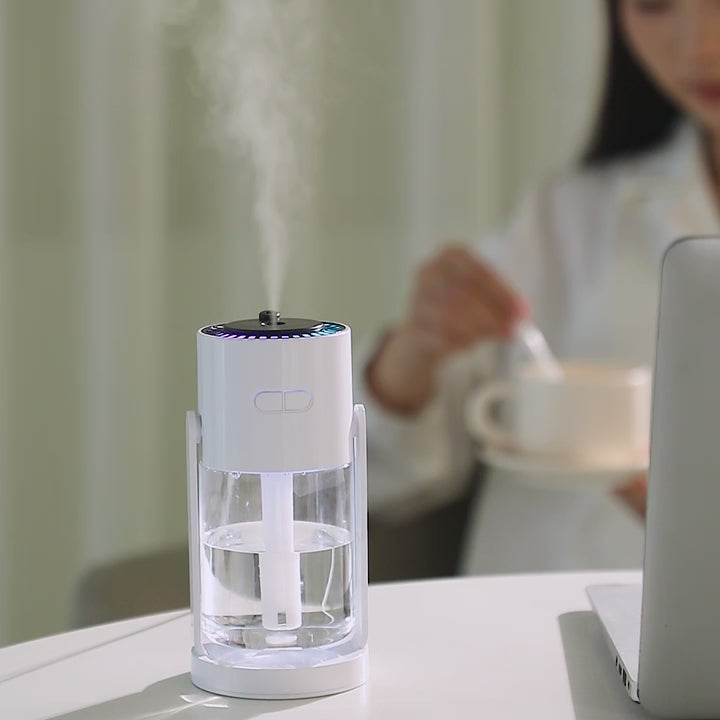 Sky Humidifier - Ultrasonic Air Humidifier and Aroma Diffuser - Cool Mist Maker for Fresh Moist and Relaxing Room Atmosphere