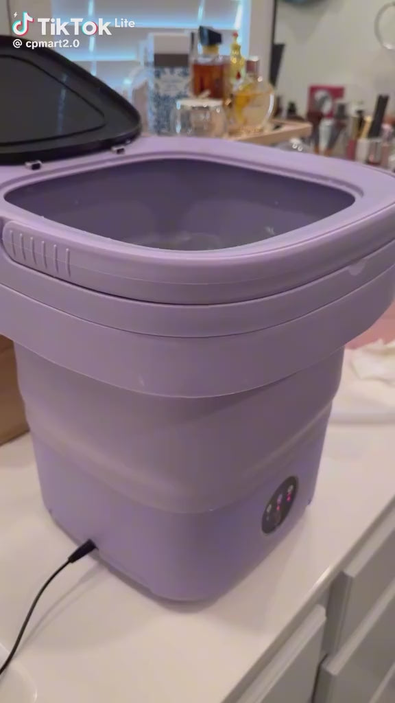Foldable Mini Washing Machine China imported Heavy Quality ( random color )