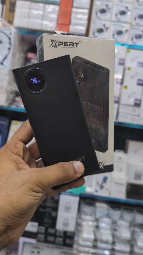 XPERT 10000mAh Fast Charging Power Bank – Digital LED Battery Display