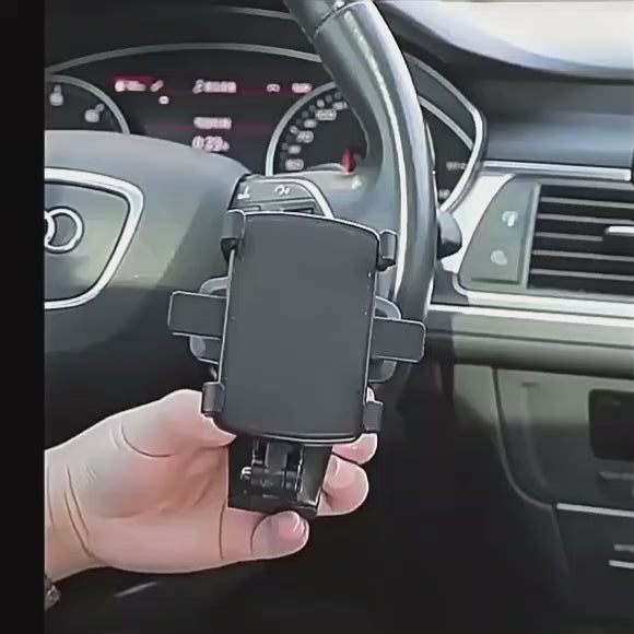 Dashboard Car Phone Holder ABS 360 Rotatable Mobile Phone Sun Visor Rear View Mirror Mount Support for Smartphones