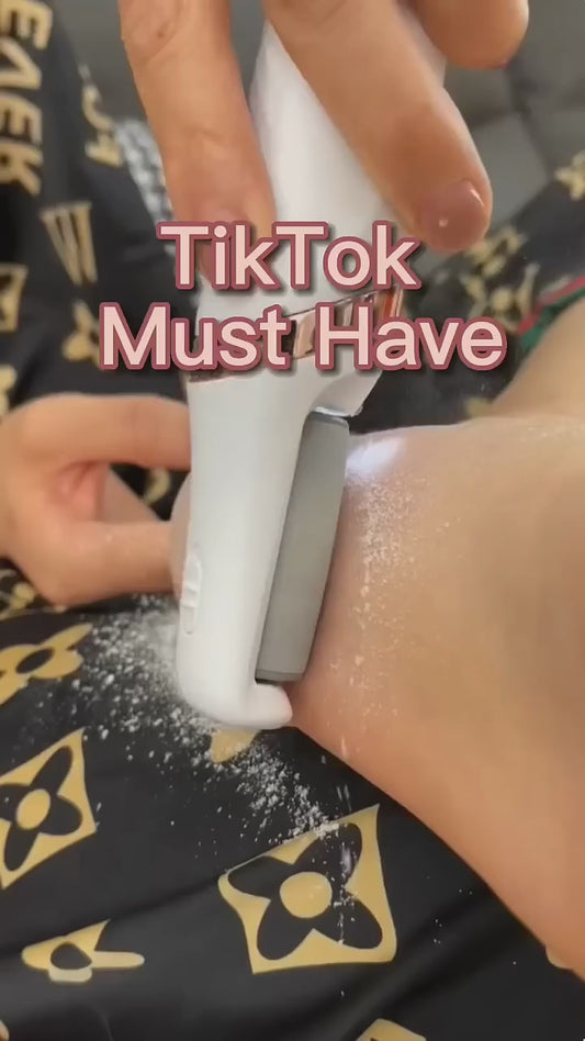 Rechargeable Electric Pedi Foot Filer – Powerful Callus Remover for Cracked Heels and Dead Skin Smooth Soft and Salon Quality Feet at Home