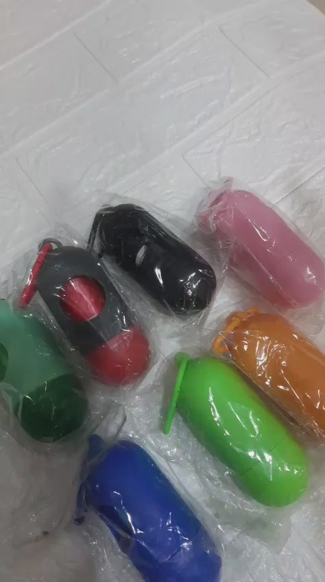 1Pc Baby Diaper Bag Dispenser With Rope Hook Includes 1 Roll Of 18 Disposable Bags Random Colou